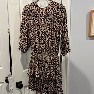 Zadig & Voltaire Layered Leopard Print Dress